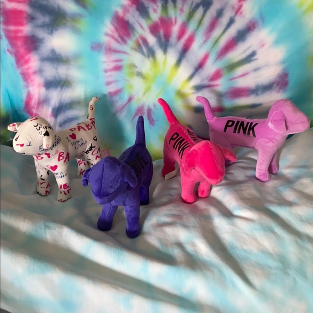 Victoria’s Secret Love Pink dog puppy plush